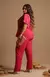 Blusa Plus em Crepe - Rosa - Free Option 