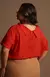 Blusa Plus Crepe Barcelona - Vermelho - loja online