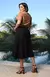 Saia Midi Alfaiataria Marrant - Preto - Free Option 