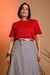 T-shirt 100% Algodão - Vermelho - comprar online