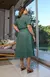 Saia Midi Linho Liso – Verde - Free Option 