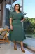 Saia Midi Linho Liso – Verde - comprar online
