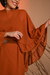Imagem do Vestido com Capa Crepe - Terracota