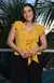 Blusa com Babados em Crepe – Amarelo - comprar online