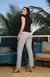 Blusa com Babados em Crepe – Preto - Free Option 