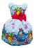 Vestido Temático Galinha Pintadinha Azul Luxo