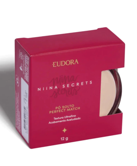 Pó solto facial Perfect Match Niina Secrets 12g