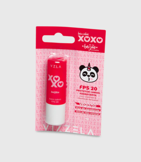 Balm Labial Xoxo Beijão FPS 20 Vizzela 4g