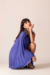 Vestido lurex violeta - comprar online