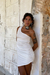 Vestido drapeado lurex