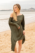 The star dress verde militar