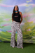 CALCA FLARE BLOOM OFF WHITE - comprar online