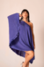 Vestido lurex violeta - loja online