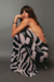SLIP DRESS ZEBRA - Calê Company ltda