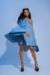 Vestido lurex baby blue - Calê Company ltda