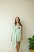 Vestido um ombro matcha - Calê Company ltda