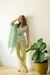 Vestido um ombro matcha - loja online