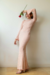 Vestido longo rose na internet