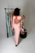 Vestido longo rose - Calê Company ltda