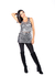 Blusa com Detalhe em Couro - Thê.re