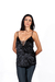 Blusa de Veludo Bordada - Thê.re