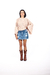 Saia Jeans "Be Happy" - comprar online