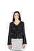 Blusa Tricot com Amarração e Babado - loja online
