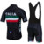 Ciclismo Jersey e Shorts Conjunto para Homens e Mulheres, Itália Team Bike Vestuário, Quick Dry, Riding Tshirt, Preto, 2022