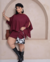 CONJ BOHO CANELADO CROPPED SAIA na internet