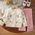Conjunto lana Oxford rosa - primeros pasitos