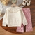 Conjunto lana Oxford rosa - tienda online