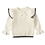 sweater crema con volados