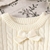 sweater crema con volados - comprar online