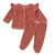 Conjunto plush con volados - comprar online