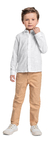 Camisa manga longa em tecido confy - comprar online