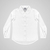 Camisa de botões e gola com apliques de strass