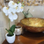ORQUIDEA EN MACETA CERAMICA BLANCA - comprar online