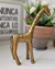 JIRAFA DECO (20cm) (oro) - Giro Home Deco Mayorista