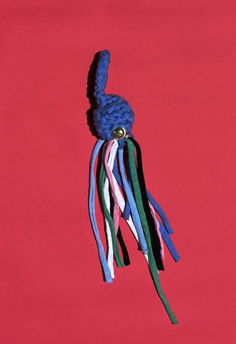 Bola de Crochet con Cascabel para Perros y Gatos - Juguete Ecoamigable para Mascotas - comprar en línea