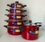 CONJUNTO DE PANELA 5 PEÇAS + PANELA DE PRESSÃO 2,5L RUBY