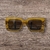 Oculos de sol feminino quadrado cristal orange - comprar online