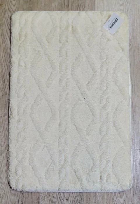 ALFOMBRA DE BAÑO BLANCA