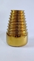FLORERO CERAMICA DORADO