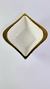 PLATO CERAMICA BORDE DORADO