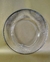 PLATO SITIAL VIDRIO BORDE PLATEADO