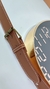 RELOJ PARED CINTURON MARRON