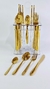 SET CUBIERTOS X 24 PIEZAS DORADOS