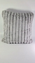 FUNDA ALMOHADON PIEL GRIS CLARO