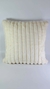 FUNDA ALMOHADON PIEL BLANCA