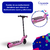 Monopatín Scooter Eléctrico Infantil A Batería 12v Con Luces